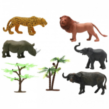 Купить zooграфия игровой набор животные с картой обитания 6 шт. 200662227 200662227