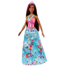 Купить mattel barbie gjk15 барби кукла &quot;принцесса&quot; в ярком платье 3