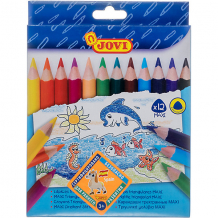 Купить цветные карандаши jovi maxi, 12 цветов ( id 14631630 )