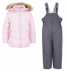 Купить комплект куртка/полукомбинезон kvartet, цвет: розовый/серый ( id 9766059 )
