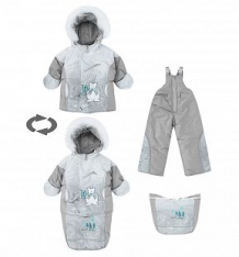 Купить комплект куртка/полукомбинезон/сумка alex junis пони, цвет: серый ( id 9586995 )
