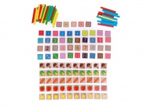 Купить деревянная игрушка lucy & leo арифметический счет (135 элементов, 40 цветных палочек) ll177
