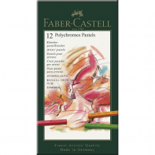 Купить пастель художественная faber-castell polychromos, 12 цветов ( id 12813543 )