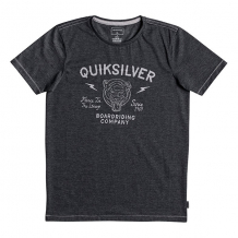 Купить футболка детская quiksilver oldcatvibes charcoal heather темно-серый ( id 1204423 )