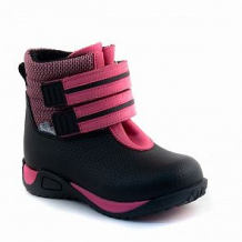 Купить ботинки скороход, цвет: черный/розовый ( id 12539122 )