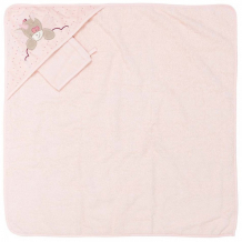 Купить nattou полотенце-уголок nina, jade & lili с варежкой 987516