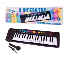 Купить музыкальный инструмент abtoys синтезатор (пианино электронное) с микрофоном d-00060