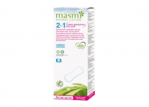 Купить masmi гигиенические прокладки 2 в 1 soft maxi plus из органического хлопка на каждый день и для дней цикла 24 шт. 00090