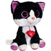 Купить мягкая игрушка fancy "глазастик котик", черный ( id 12969372 )
