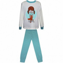 Купить пижама брюки/футболка котмаркот, цвет: белый ( id 11563798 )