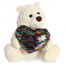 Купить мягкая игрушка aurora медведь большое сердце, 30 см ( id 14365363 )