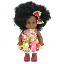 Купить lamagik s.l. кукла бетти темнокожая в платье с цветами 30 см 31120