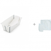 Купить stokke ванночка с горкой flexi bath bundle tub with newborn support и комплект для купания папитто 