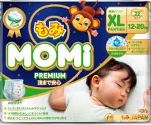 Купить momi premium night подгузники-трусики xl (12-20 кг) 22 шт. 4573726-789321