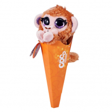 Купить мягкая игрушка zuru плюшевый сюрприз в конусе coco surprise обезьянка monkey/ast9601