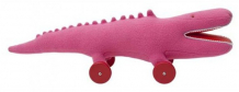 Купить каталка-игрушка trousselier крокодил на колесиках 40 см v4003