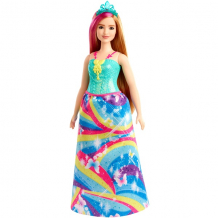 Купить mattel barbie gjk16 барби кукла &quot;принцесса&quot; в ярком платье 4