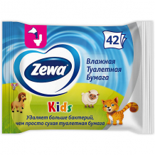 Купить детская влажная туалетная бумага zewa, 42 шт ( id 16718900 )