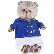Мягкая игрушка Budi Basa Кот Басик в синем кителе, 19 см ( ID 10733093 )