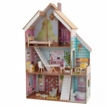 Купить kidkraft кукольный домик джульетта с мебелью (12 элементов) 65969_ke