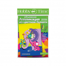 Купить объемная аппликация hobby time "слоники" из цветной бумаги ( id 12466666 )