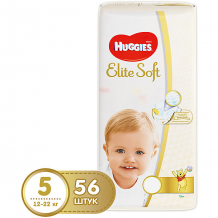 Купить подгузники huggies elite soft 5, 12-22 кг, 56 шт. ( id 4861843 )