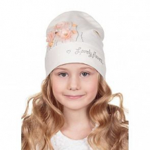 Купить шапка levelpro kids lovely flowers, цвет: бежевый ( id 10458221 )