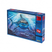 Купить пазл prime 3d «большая белая акула», 500 деталей (стереоэффект) ( id 13228757 )