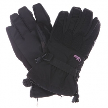 Купить перчатки сноубордические женские pow warner glove black черный ( id 1104626 )