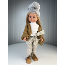 Купить lamagik s.l. кукла нэни в вязаной кофте и повязке тюрбан 42 см 42023