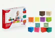 Купить развивающая игрушка haunger набор кубиков развивайка 12 шт. he0255