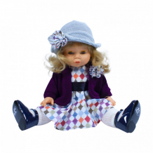 Купить berjuan s.l. кукла colette в платье с ромбиками 45 см 6094br