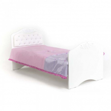 Купить подростковая кровать abc-king princess №2 со стразами сваровски без ящика 190x90 см pr-1005-190