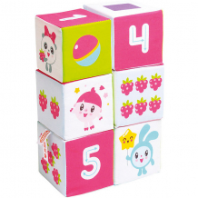 Купить мягкие кубики мякиши "малышарики" учим формы, цвет и счёт" ( id 8370333 )