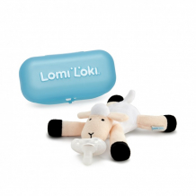 Купить пустышка lomiloki с развивающей игрушкой овечка мия с 0 мес. 1 шт 47-009