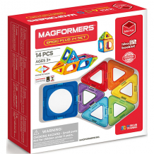 Купить магнитный конструктор magformers basic plus 14 set ( id 9478758 )