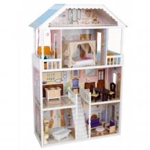Купить kidkraft кукольный домик саванна с мебелью 14 элементов 65023_ke