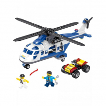 Купить конструктор zhegao полицейский вертолет (285 деталей) ql0213
