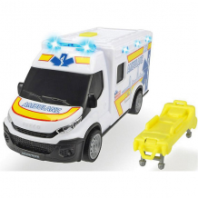 Купить машинка скорой помощи dickie toys iveco daily, 18 см, свет и звук ( id 14935345 )