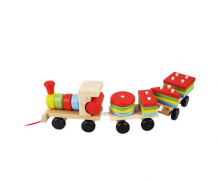 Купить деревянная игрушка наша игрушка паровозик-сортер spyh173248