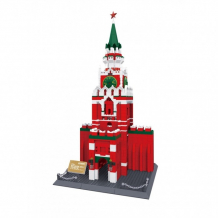 Купить wange шедевры мировой архитектуры спасская башня московского кремля (1048 элементов) 5219