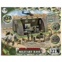 Купить world peacekeepers mc77088 игровой набор &quot;военная база&quot; 6 фигурок, 1:18