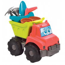 Купить ecoiffier детский садовый грузовик с аксессуарами eco4490
