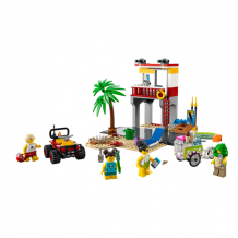Купить lego city 60328 конструктор лего город my city пост спасателей на пляже