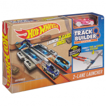 Купить mattel hot wheels djd68 хот вилс конструктор трасс 2-lane launcher