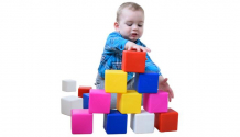 Купить развивающая игрушка три-с набор кубики большие 12 шт. к-002