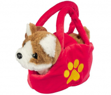 Купить интерактивная игрушка bondibon собака в сумочке 17 см вв4614