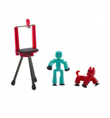 Купить игровой набор stikbot студия с питомцем бирюзовый робот с красной собакой ( id 6669253 )