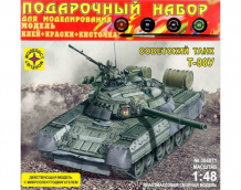 Купить конструктор моделист модель подарочный набор танк т-80у смикроэлектродвигателем пн304871