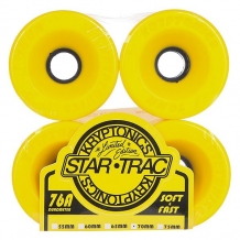 Купить колеса для скейтборда для лонгборда kryptonics star trac yellow 76a 70 mm желтый ( id 1178047 )